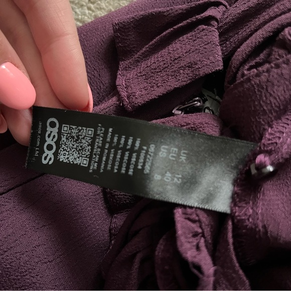 Asos Petite Jumpsuit with Ruffle Cut-Out - Picture 5 of 5